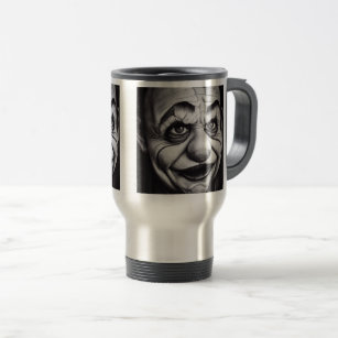 Creepy Clown Travel/Commuter Mug, 15 oz  Travel Mug