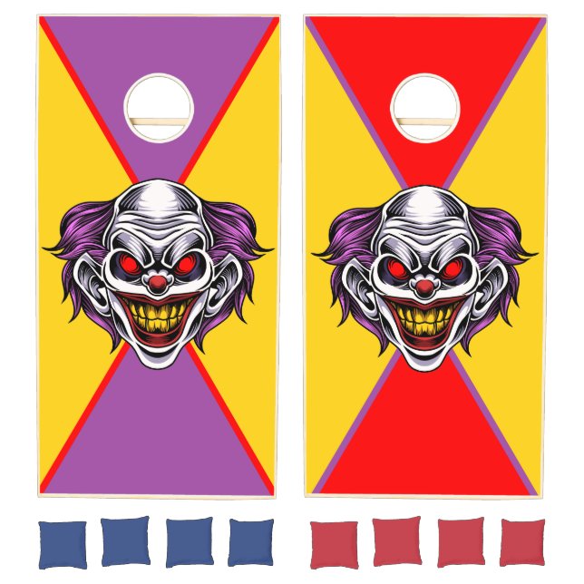 Creepy Clowns Cornhole Set (Set)