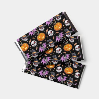 Creepy Cool Cartoon Halloween (Black)