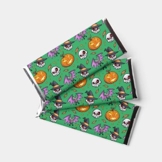 Creepy Cool Cartoon Halloween (Green)