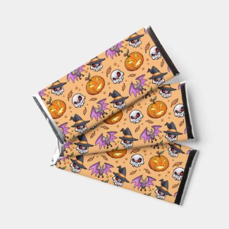Creepy Cool Cartoon Halloween (Orange)