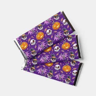 Creepy Cool Cartoon Halloween (Purple)