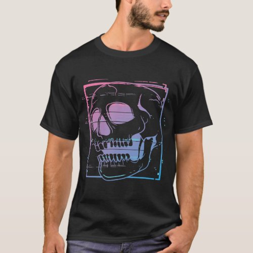Creepy Cool EGirl EBoy Pastel Goth Vaporwave Glitc T_Shirt