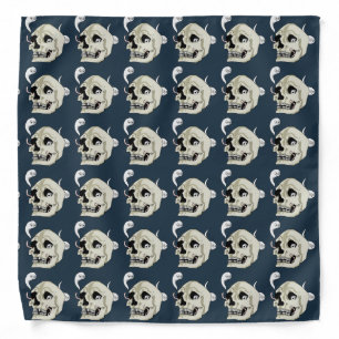 Creepy Crawler Skull Bandana