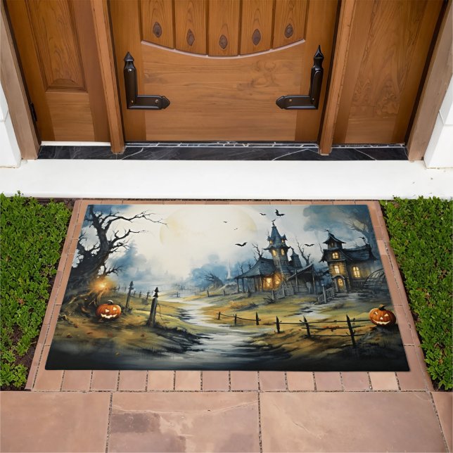 Creepy Crawlers Welcome: Unleash the Spookiness Doormat (Outdoor)