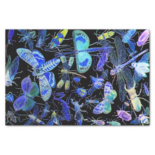 Creepy Crawlies Insect Tissue Paper  Goth Black