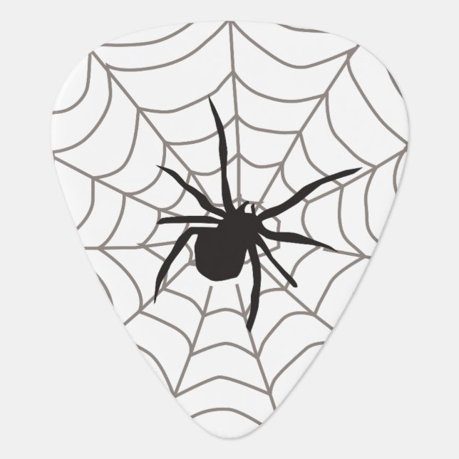 Creepy Crawly Spider Guitar Pick (Front)