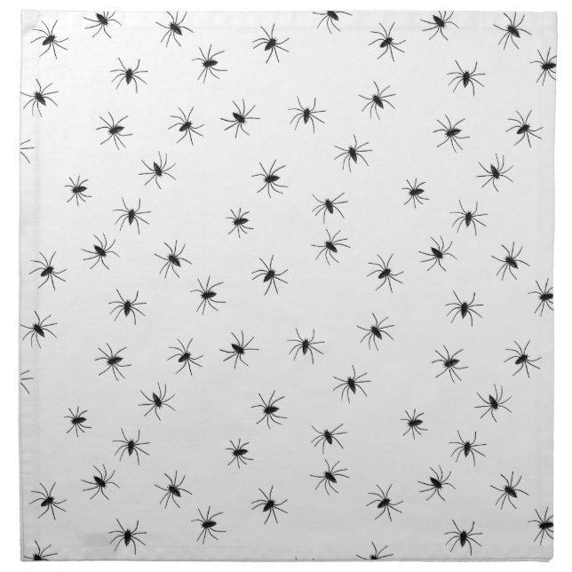 Creepy Crawly Spiders Napkin (Front)