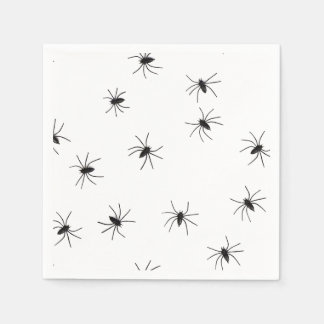 Creepy Crawly Spiders Paper Napkins