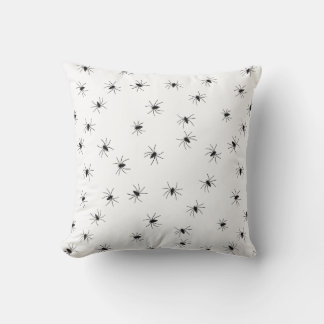 Creepy Crawly Spiders Pillow