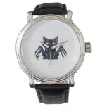 Creepy Cute Cat – Spider Legs &amp; Heart Eyes Classic Watch