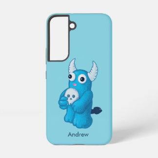 Creepy Cute Demon Kawaii Goth Boy Name Samsung Galaxy S22 Case