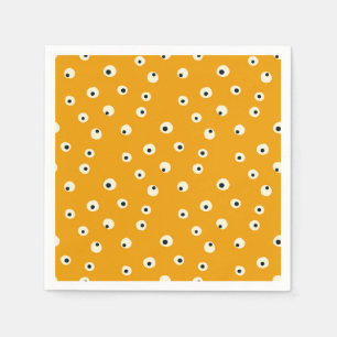 Creepy Cute Eyeball Pattern Halloween Napkins