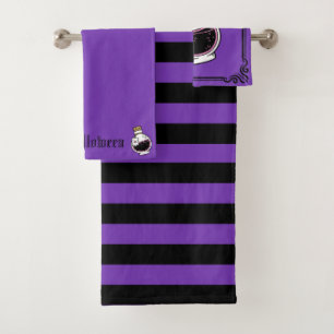 Creepy Cute Halloween Potion Bath Towel Set