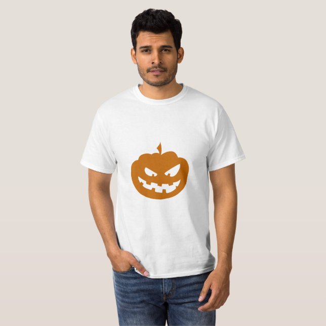  Creepy Cute Halloween Pumpkin  T-Shirt (Front Full)