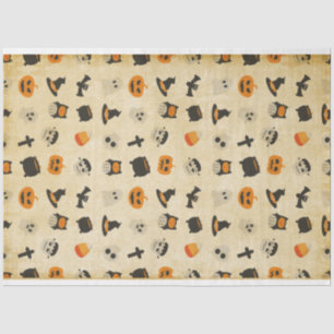 Creepy Cute Halloween Theme Pattern Tissue Paper