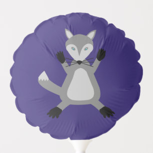 Creepy Cute Halloween Wolf Custom Balloon