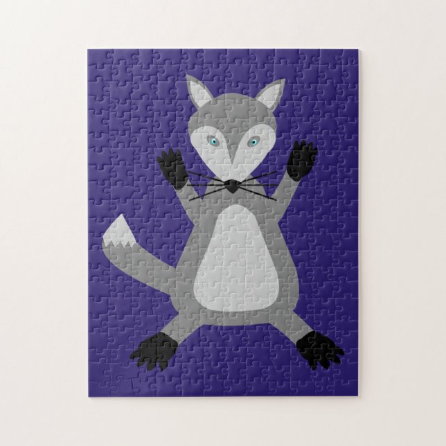Creepy Cute Halloween Wolf Jigsaw Puzzle (Vertical)