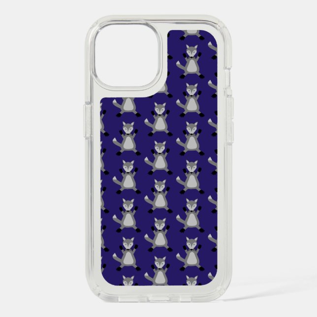 Creepy Cute Halloween Wolf Patterned Speck iPhone Case (Front)