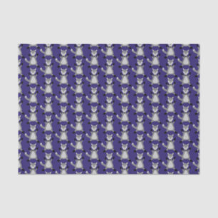 Creepy Cute Halloween Wolf Patterned Tissue Paper