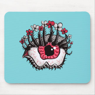 Creepy Cute Horror Eye Mouse Pad