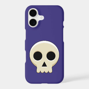Creepy Cute Kawaii Goth Skull iPhone 17 Case