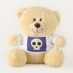 Creepy Cute Kawaii Goth Skull Teddy Bear