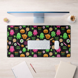 "Creepy Cute" Monsters and Halloween Fun Seamless  Desk Mat