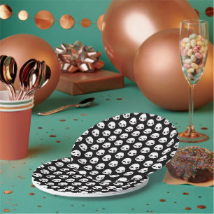 Creepy Cute Skulls Paper Plates