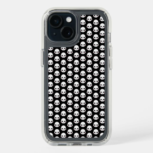 Creepy Cute Skulls  Speck iPhone Case (Front (Black))