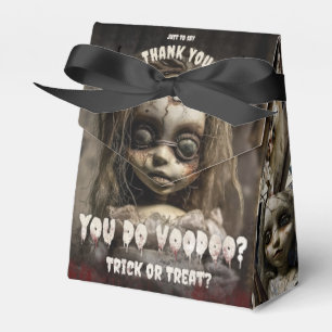 Creepy Cute Spooky Voodoo Doll Halloween Favor Box