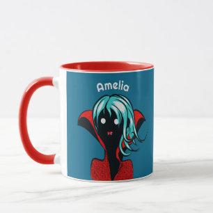 Creepy Cute Vampire Girl - Kawaii Gothic Mug