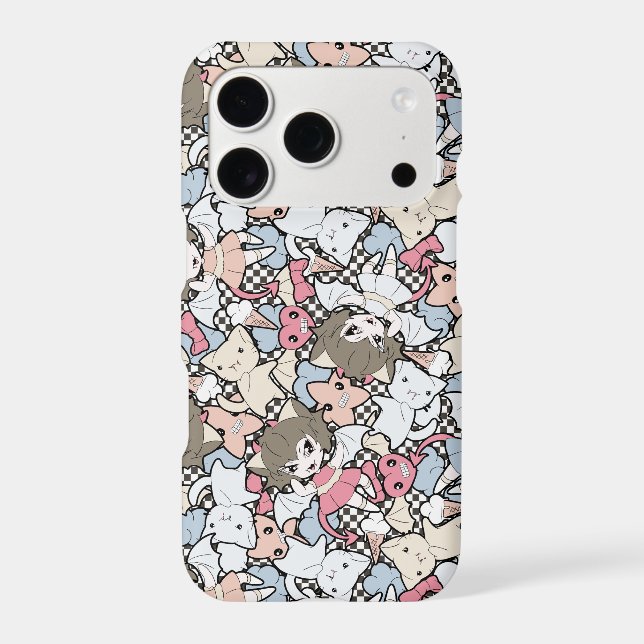 Creepy Cute Vampire Pattern Case-Mate iPhone Case (Back)