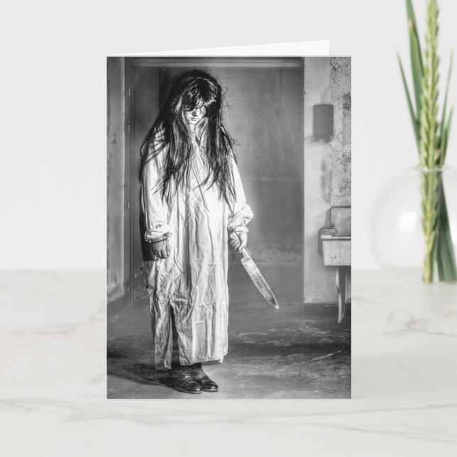 Creepy Dark Humor Card (Front)