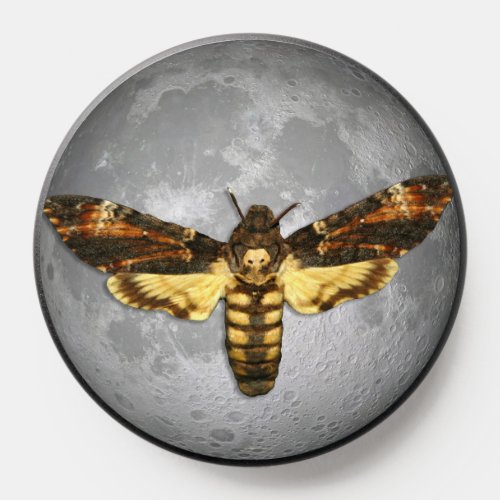 Creepy Deaths Head Hawkmoth Insect Witchy Goth PopSocket