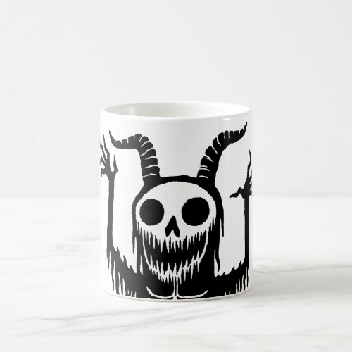 Creepy Demon Skull  Coffee Mug