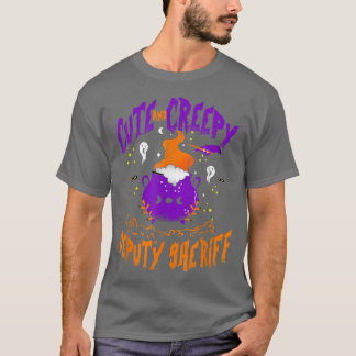 Creepy Deputy Sheriff - Funny Deputy Sheriff Hallo T-Shirt