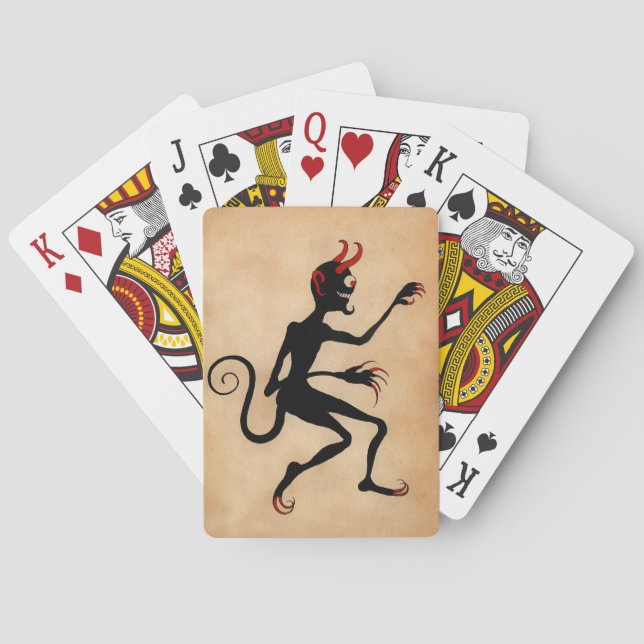 Creepy Devil Poker Cards (Back)