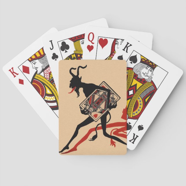 Creepy Devil Poker Cards (Back)