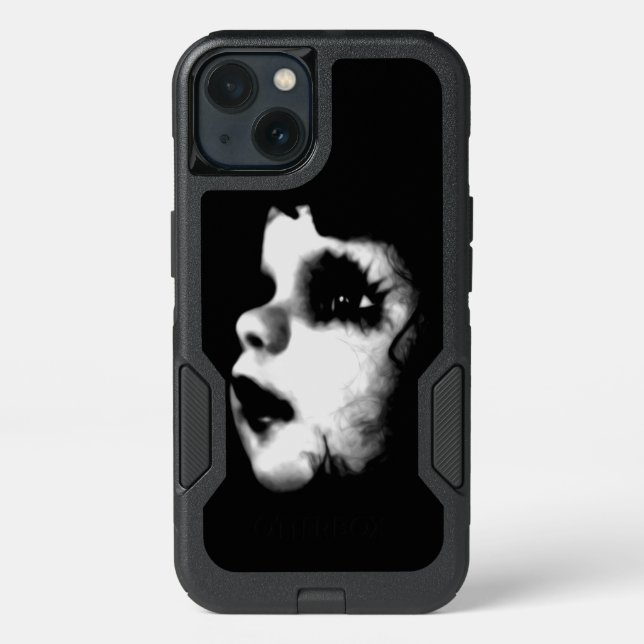 Creepy Doll Face COOL Otterbox iPhone Case (Back)