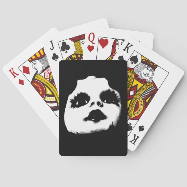 Creepy Doll Face COOL Poker Cards (Back)