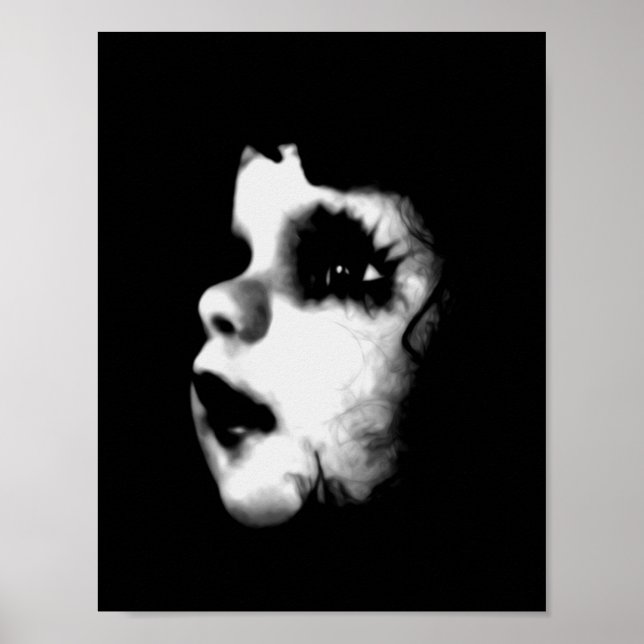 Creepy Doll Face Poster (Front)