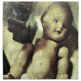 Creepy Doll Napkin