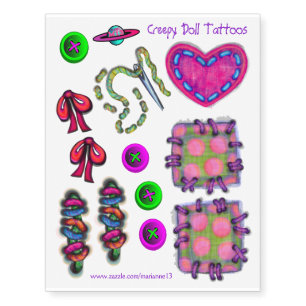 Creepy Doll Tattoos FX