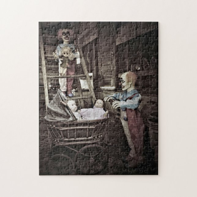 Creepy Dolls & Scary Clowns Jigsaw Puzzle (Vertical)
