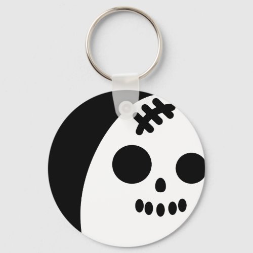 Creepy Egg Skull _ Halloween Keychain