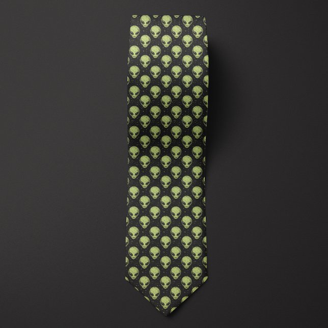 Creepy Extraterrestrial Alien Neck Tie (Creator Uploaded)