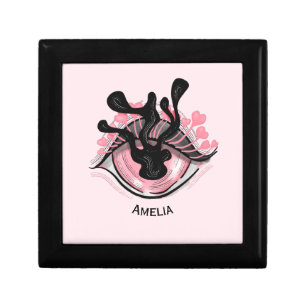 Creepy Eye Pink Cute Weird Goth Name Gift Box