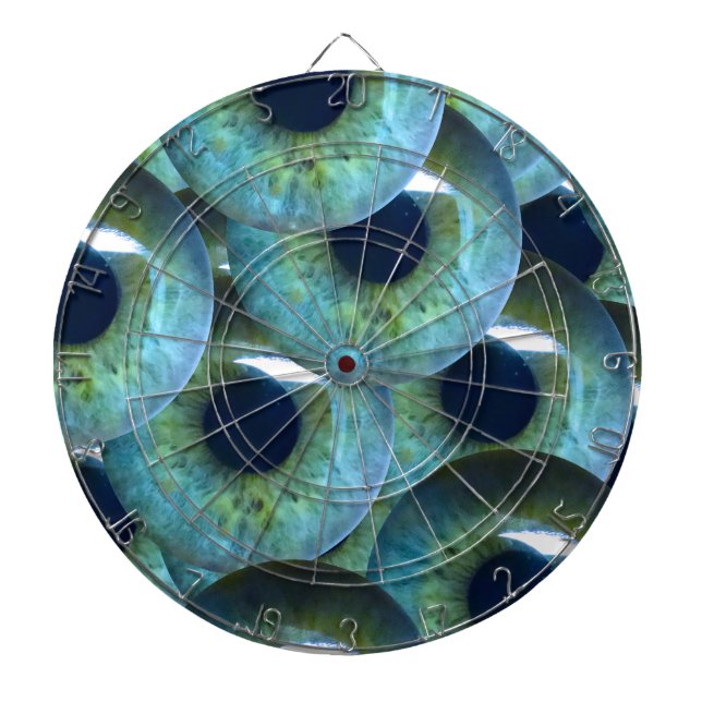 creepy eyeballs dartboard (Front)