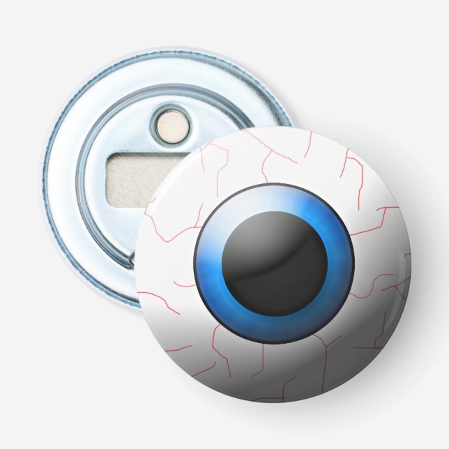 Creepy Eyeballs Halloween Barware Bottle Opener (Front)